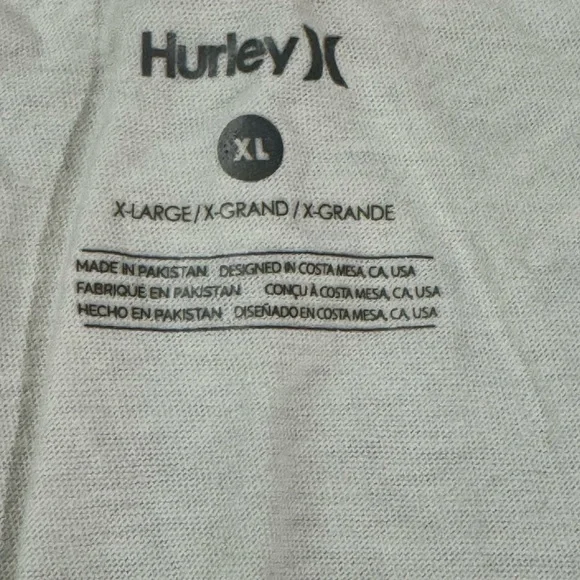Women’s Hurley White Graphic XL Cropped Tee with burnt orange‎ - Picture 3 of 5